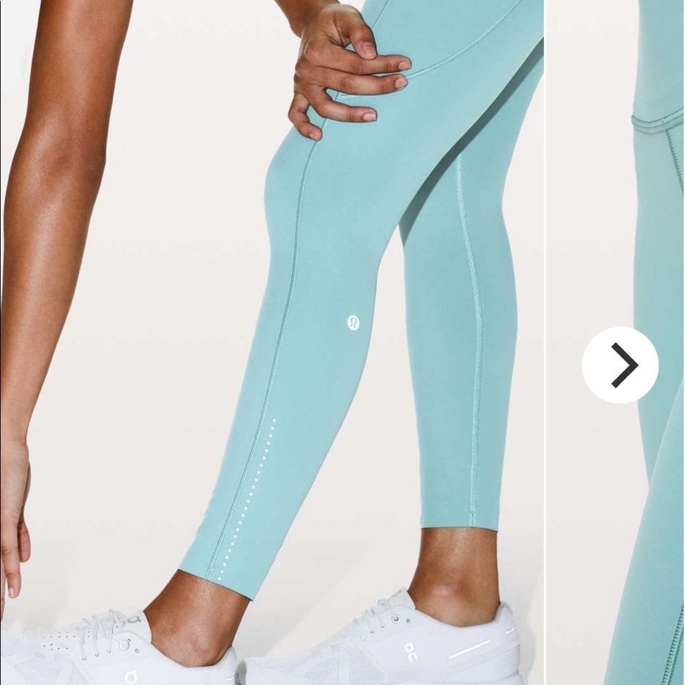 Lululemon Fast and Free Tight 25” Pacific Breeze